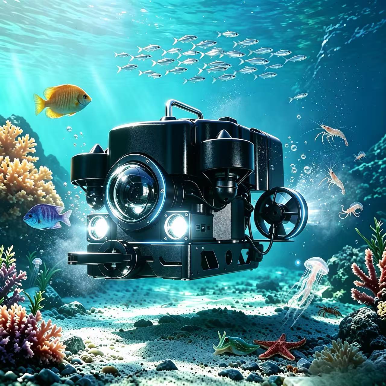Underwater Camera - FD-Smart5T ROV 100m Su Altı 5