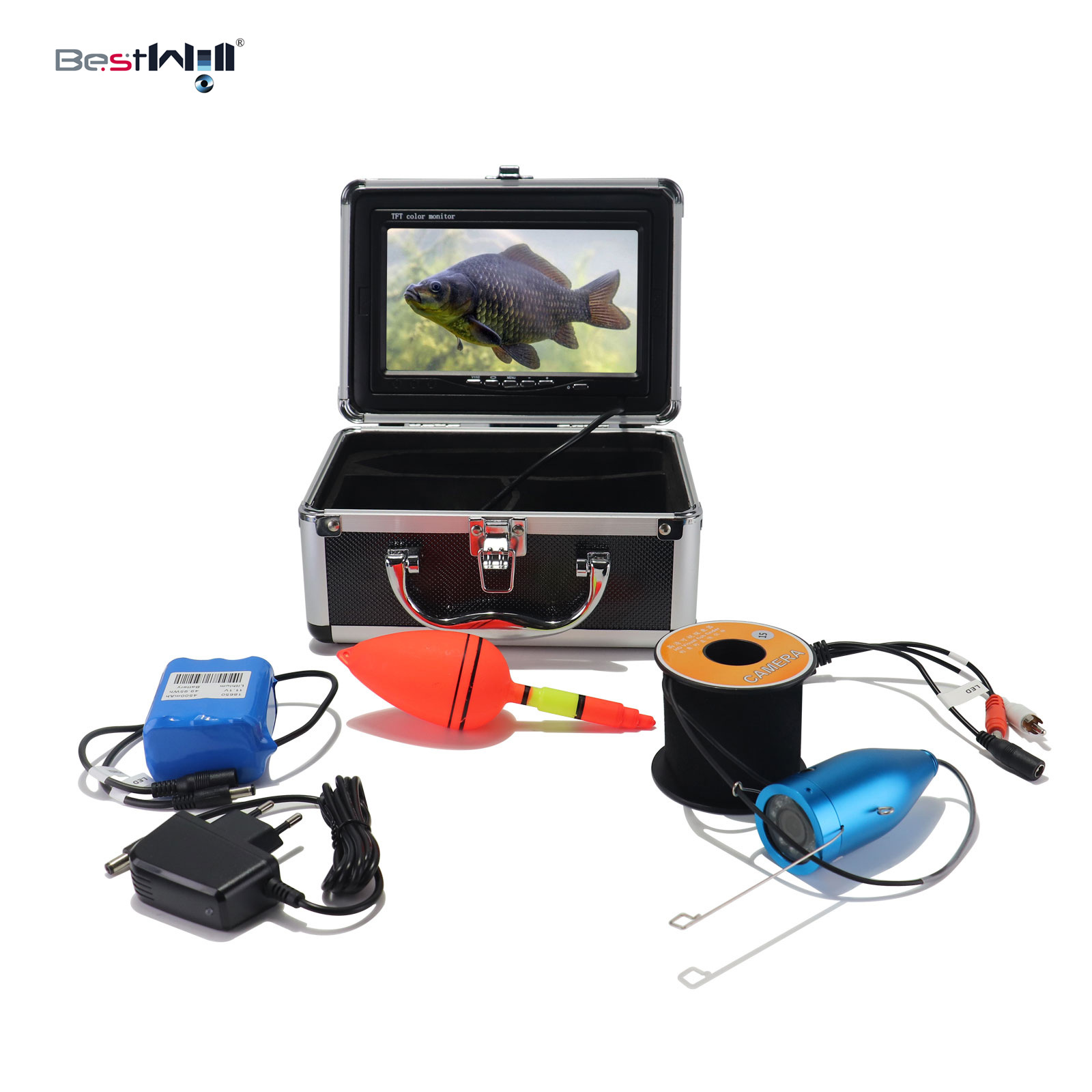 Underwater Camera - 7 İnç IPS Ekran 15/20/30M 1000TVL